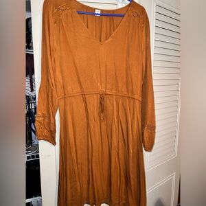Women's Rust Old Navy Midi Dress